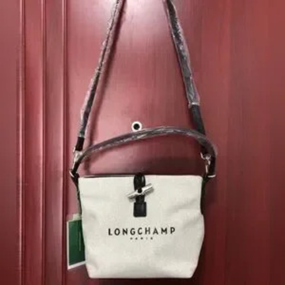 Longchamp Essential Toile Bucket Bag